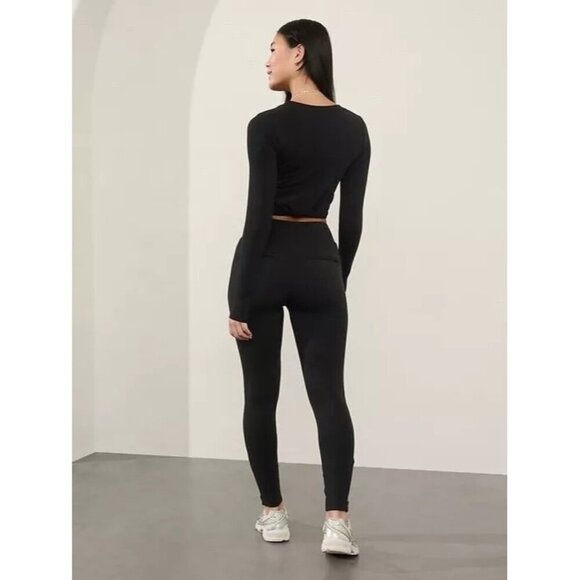Athleta Delancey Skyline High Rise Leggings Black XL - Picture 2 of 8